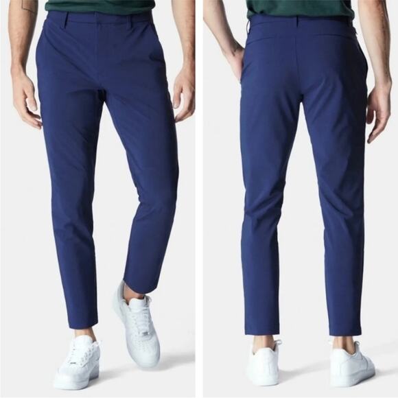 FABLETICS The Only Pant in Navy Blue Performance Men’s Size Large - Picture 1 of 5
